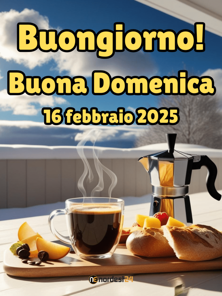 Immagini e frasi di Buongiorno per Domenica 16 Febbraio 2025