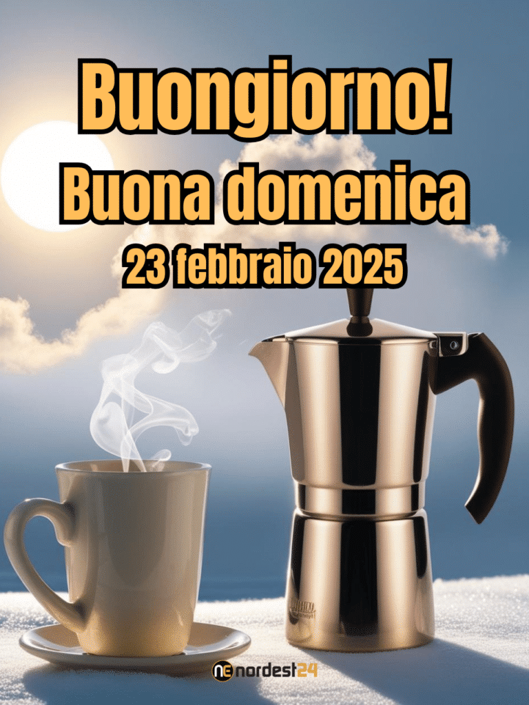 Immagini e frasi di Buongiorno per domenica 23 febbraio 2025