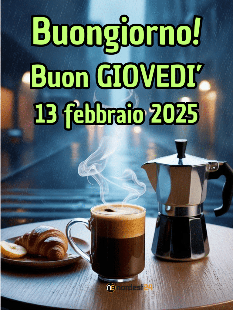 Immagini e frasi di Buongiorno per giovedì 13 Febbraio 2025