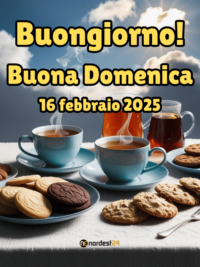 Immagini e frasi di Buongiorno per Domenica 16 Febbraio 2025