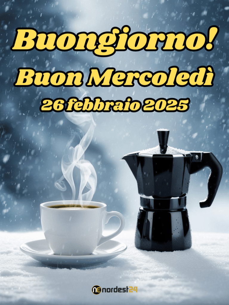 Immagini e frasi di buongiorno per mercoledì 26 febbraio 2025