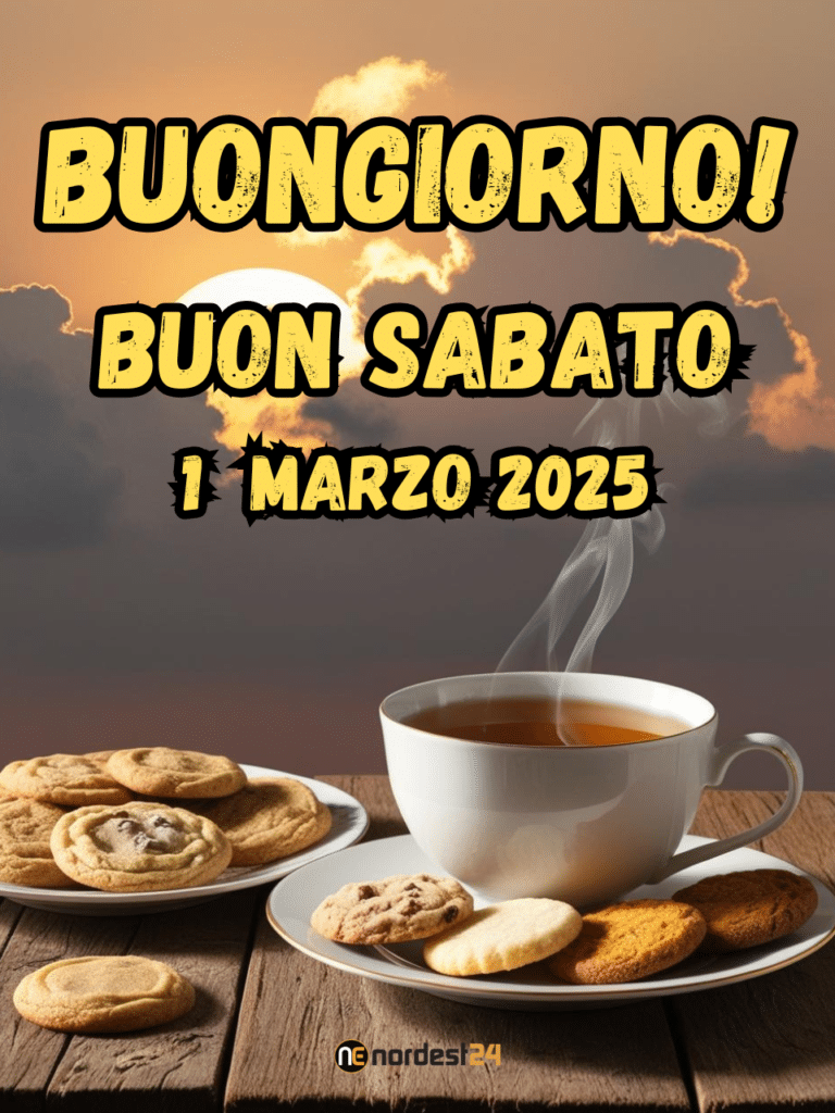 Immagini e frasi di Buongiorno per Sabato 1 Marzo 2025