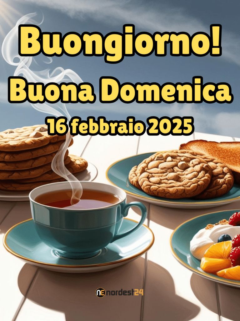 Immagini e frasi di Buongiorno per Domenica 16 Febbraio 2025