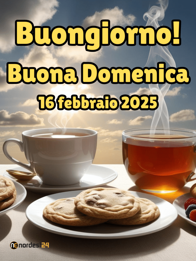 Immagini e frasi di Buongiorno per Domenica 16 Febbraio 2025