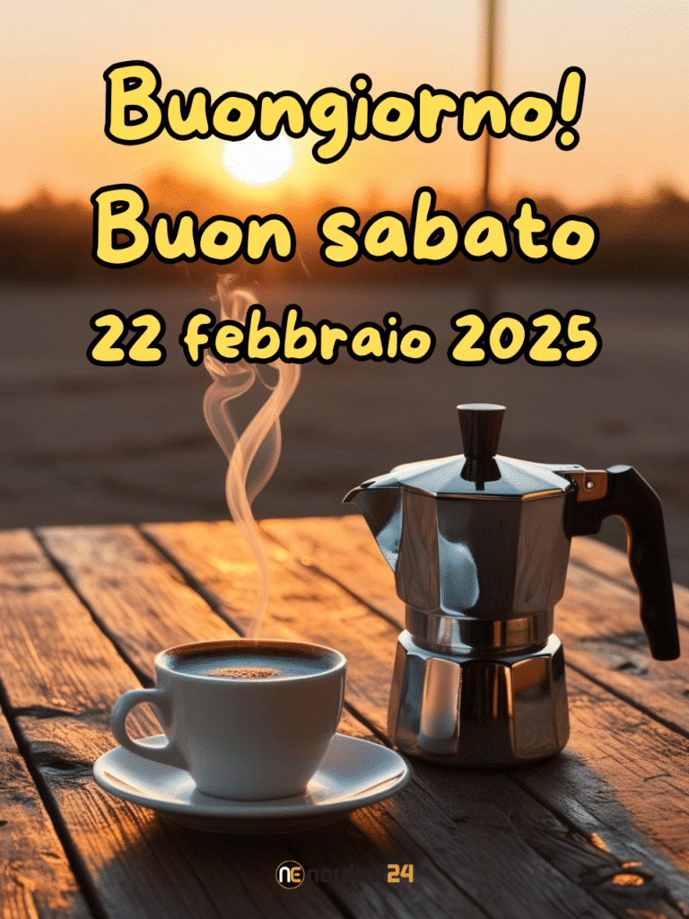 Immagini e frasi di Buongiorno per Sabato 22 Febbraio 2025