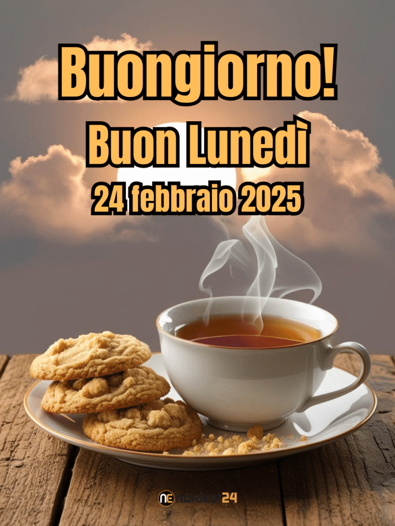 Immagini e frasi di Buongiorno per lunedì 24 febbraio 2025