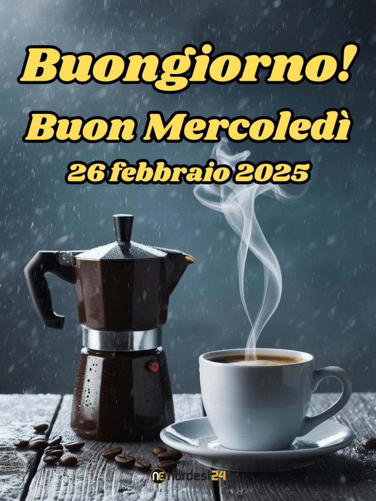 Immagini e frasi di buongiorno per mercoledì 26 febbraio 2025