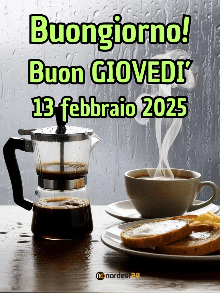 Immagini e frasi di Buongiorno per giovedì 13 Febbraio 2025