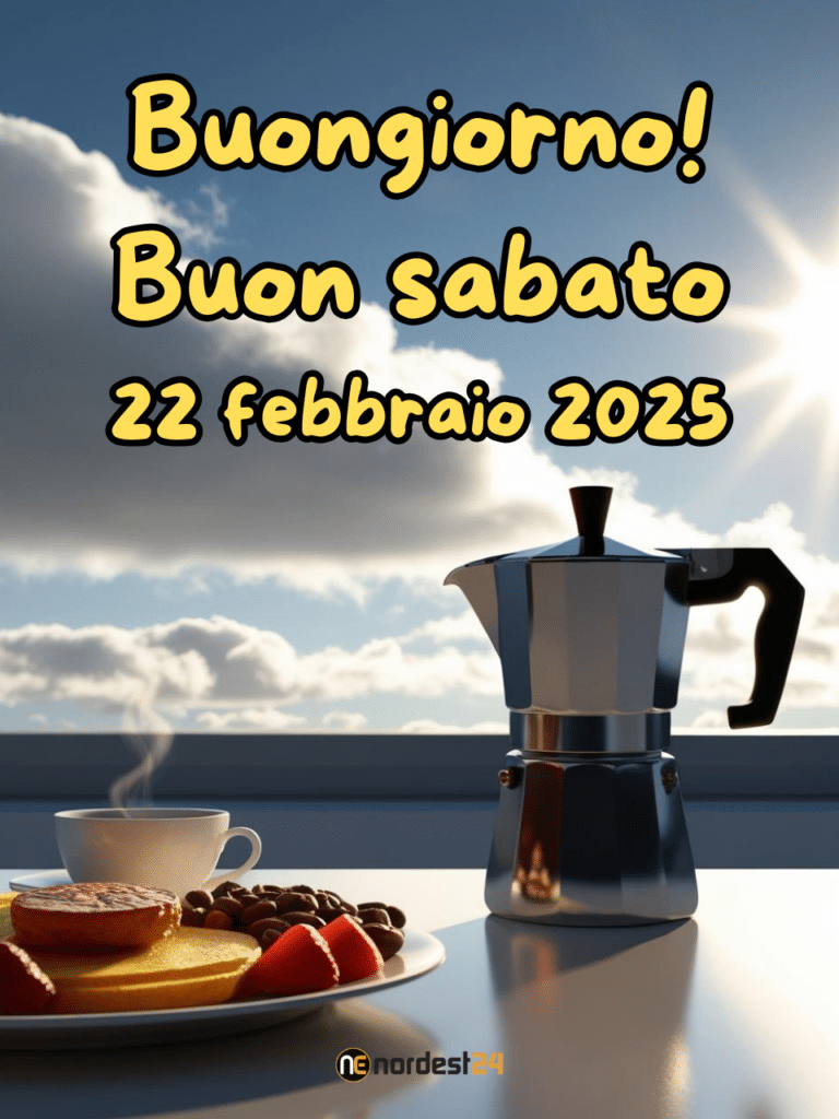 Immagini e frasi di Buongiorno per Sabato 22 Febbraio 2025