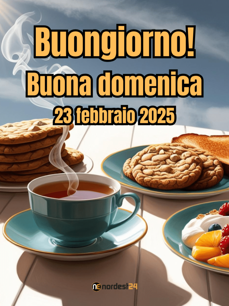 Immagini e frasi di Buongiorno per domenica 23 febbraio 2025