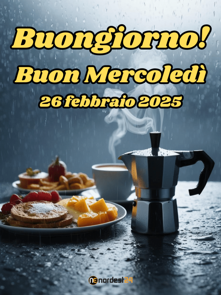 Immagini e frasi di buongiorno per mercoledì 26 febbraio 2025