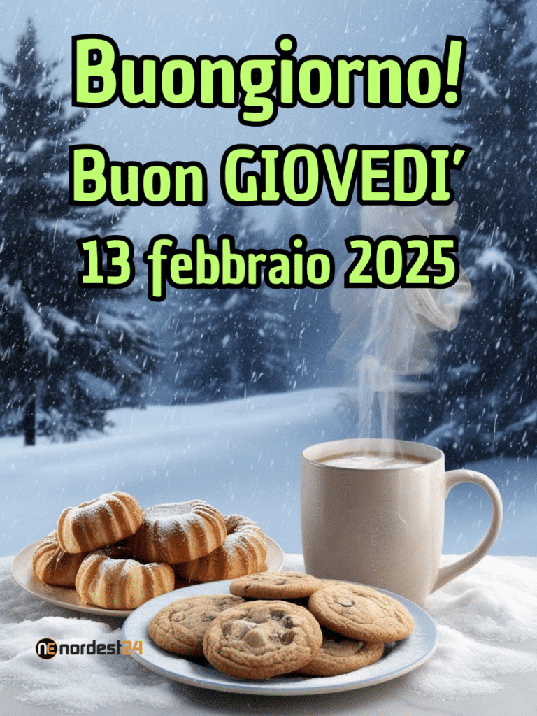 Immagini e frasi di Buongiorno per giovedì 13 Febbraio 2025