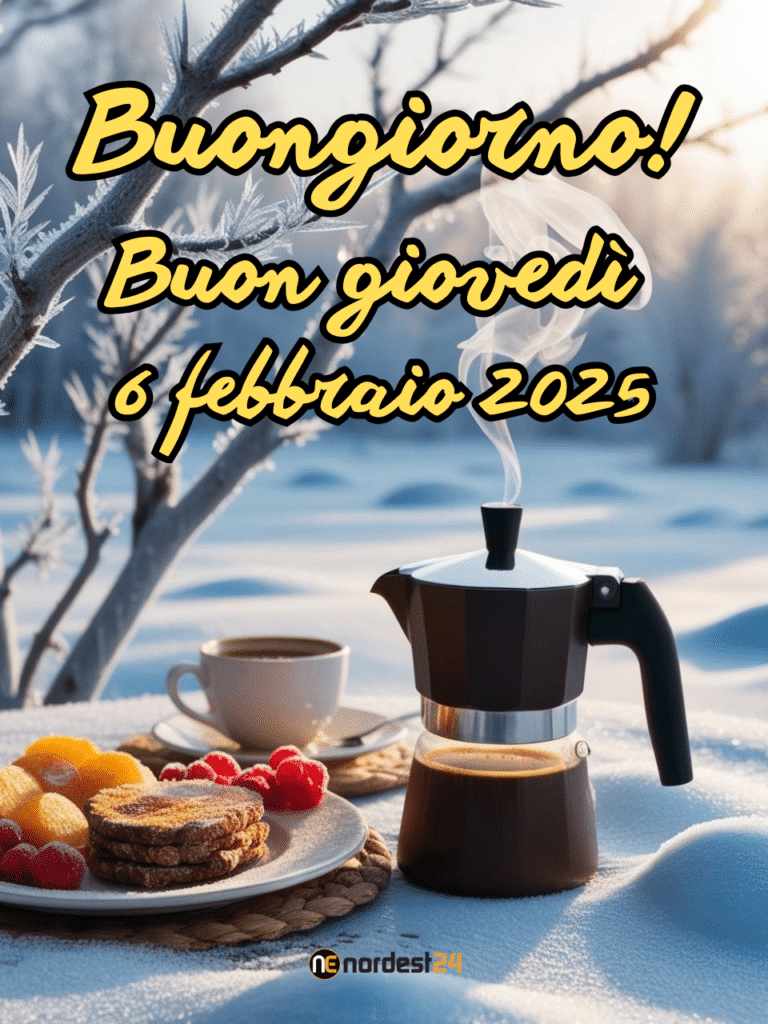 Immagini e frasi di Buongiorno per Giovedì 6 Febbraio 2025