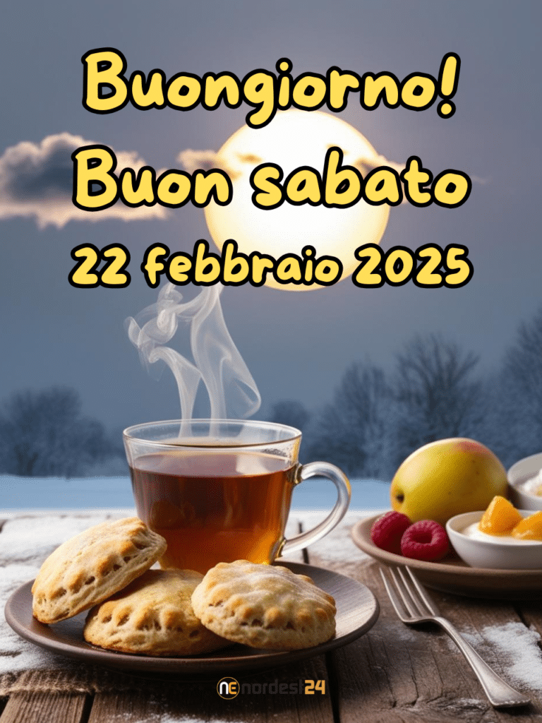 Immagini e frasi di Buongiorno per Sabato 22 Febbraio 2025