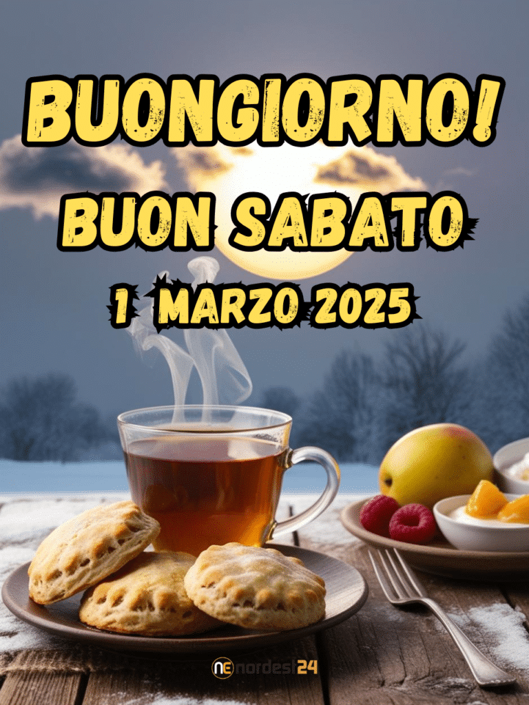 Immagini e frasi di Buongiorno per Sabato 1 Marzo 2025