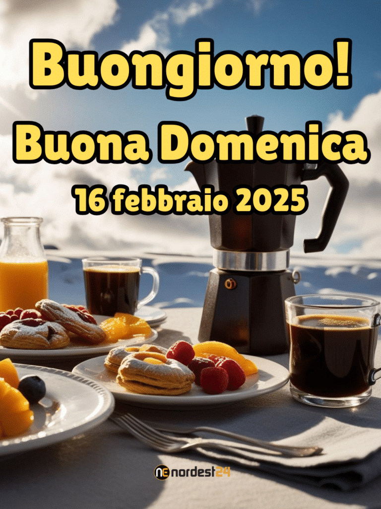 Immagini e frasi di Buongiorno per Domenica 16 Febbraio 2025