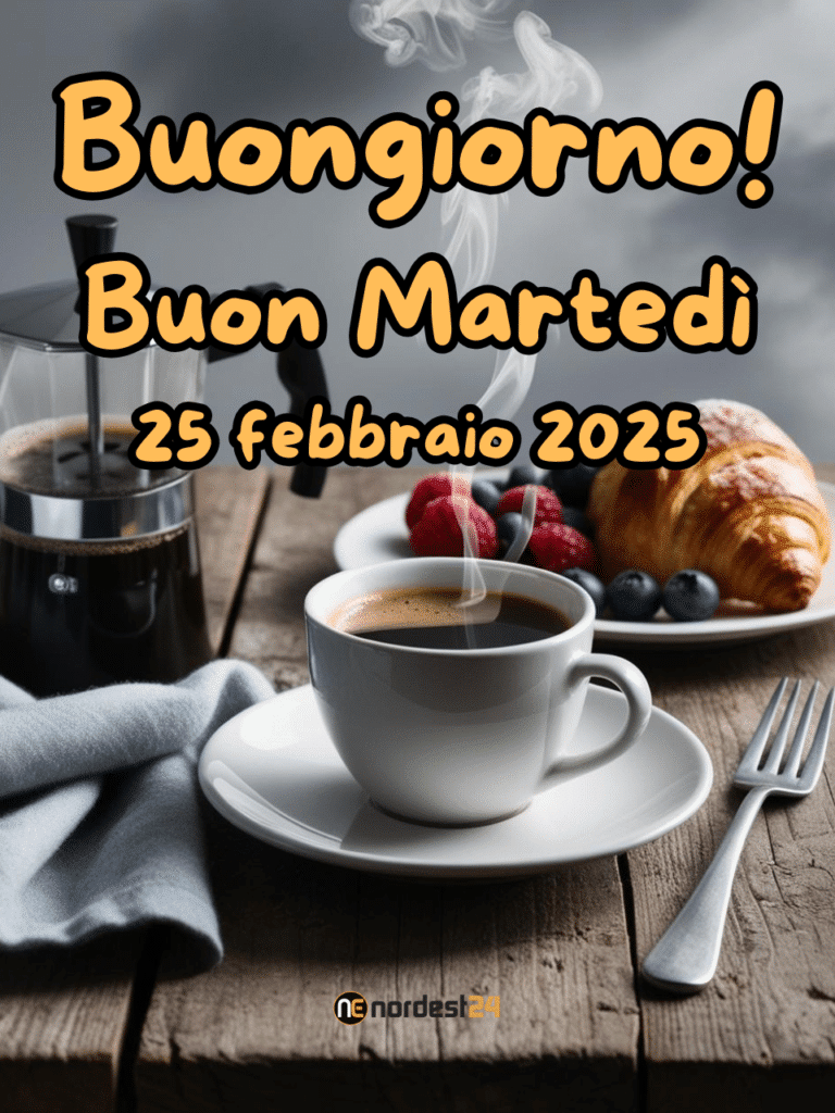 Immagini e frasi di buongiorno per martedì 25 febbraio 2025: quali condividere