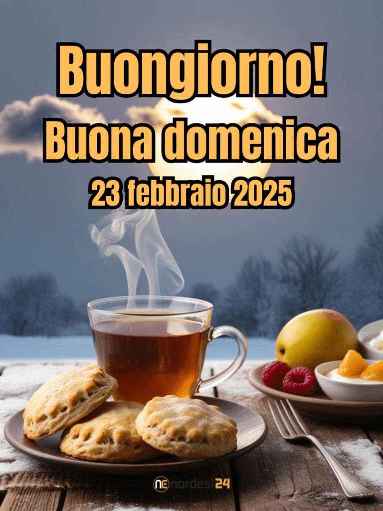 Immagini e frasi di Buongiorno per domenica 23 febbraio 2025