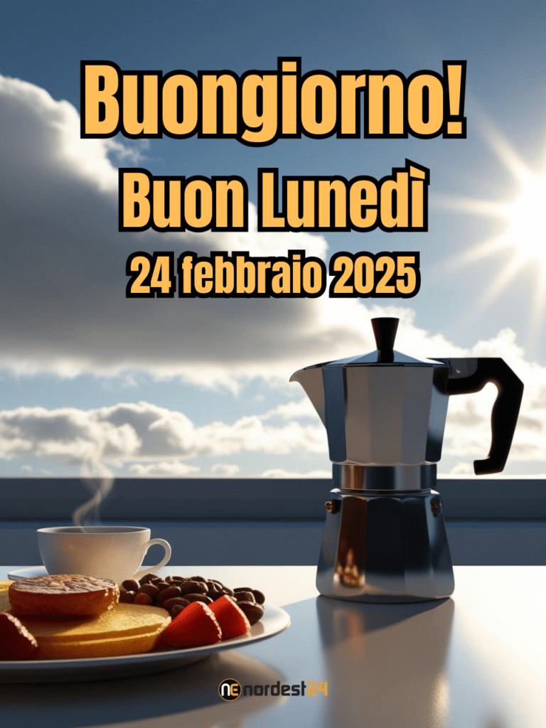 Immagini e frasi di Buongiorno per lunedì 24 febbraio 2025