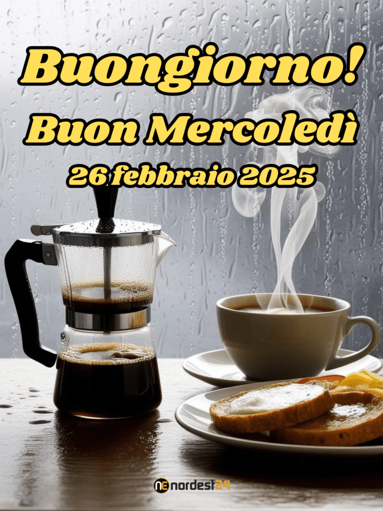 Immagini e frasi di buongiorno per mercoledì 26 febbraio 2025