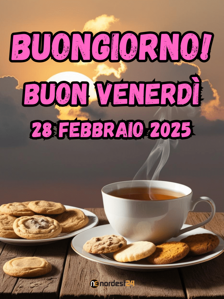 Immagini e frasi di Buongiorno per venerdì 28 Febbraio 2025