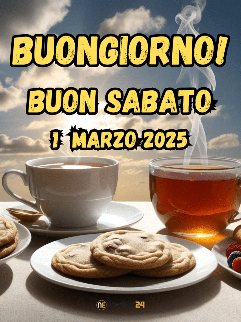 Immagini e frasi di Buongiorno per Sabato 1 Marzo 2025