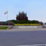 nuova rotatoria in Piazza Marcello D'Olivo