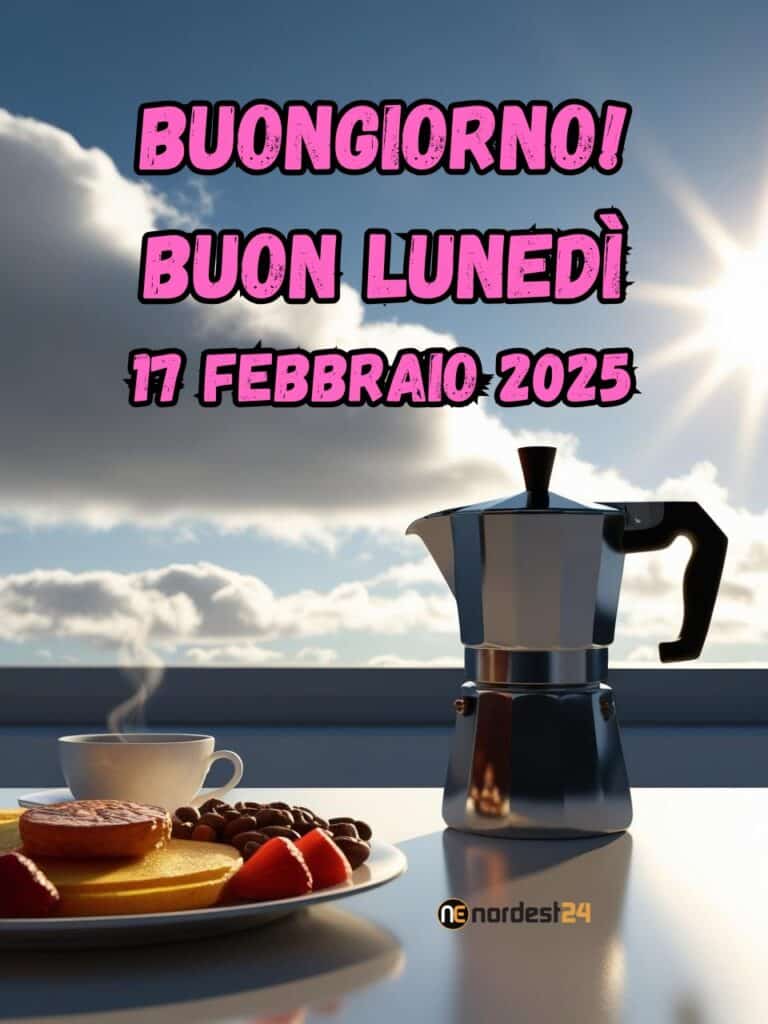 Immagini e frasi di Buongiorno per lunedì 17 febbraio 2025