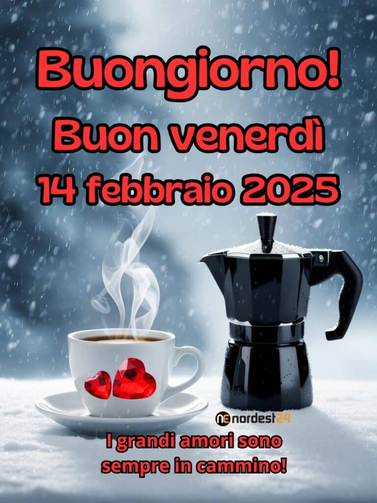 Immagini e frasi di Buongiorno per venerdì 14 Febbraio 2025, San Valentino