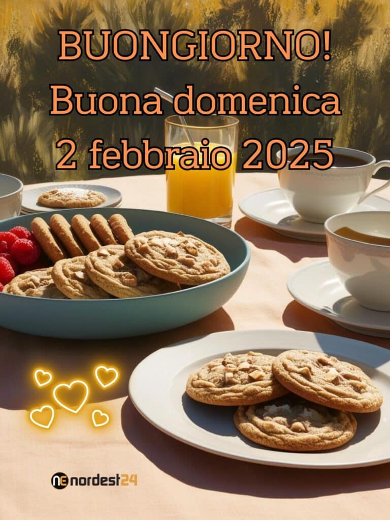 Immagini e frasi di Buongiorno per Domenica 2 Febbraio 2025