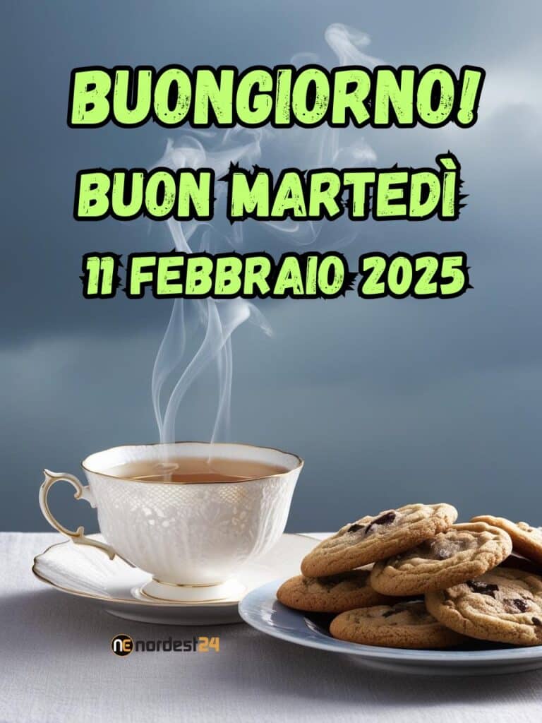 Immagini e frasi di Buongiorno per martedì 11 Febbraio 2025