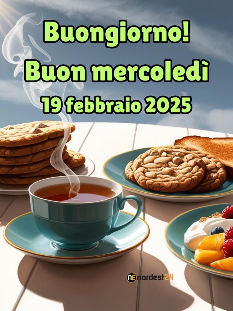 Immagini e frasi di Buongiorno per Mercoledì 19 Febbraio 2025