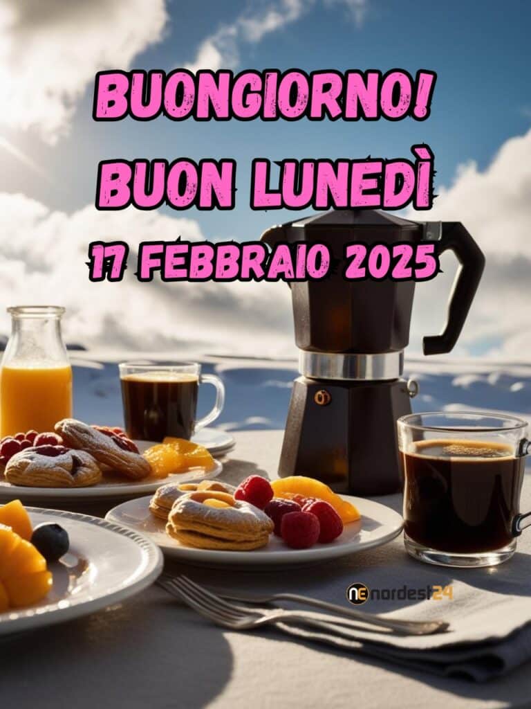 Immagini e frasi di Buongiorno per lunedì 17 febbraio 2025