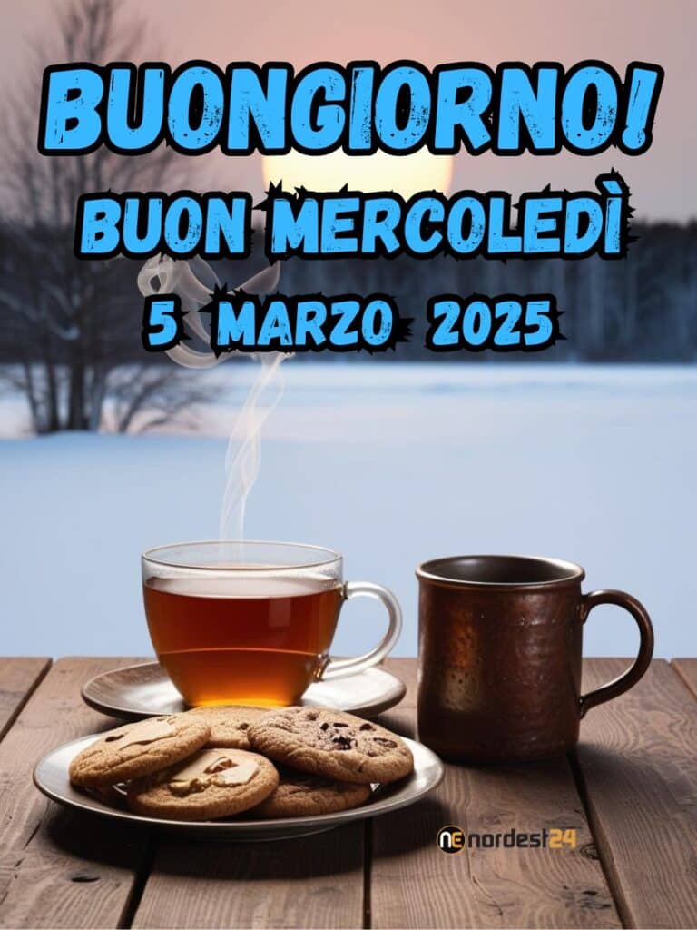 Immagini e frasi di Buongiorno per mercoledì 5 Marzo 2025: quali condividere