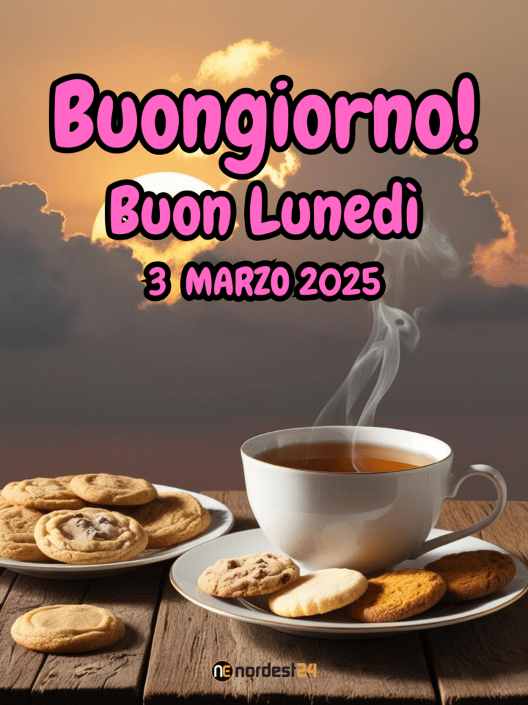 Immagini e frasi di Buongiorno per lunedì 3 Marzo 2025