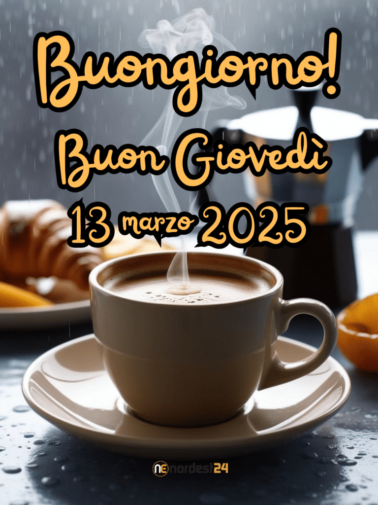 Immagini e frasi di Buongiorno per un Buon Giovedì 13 Marzo 2025