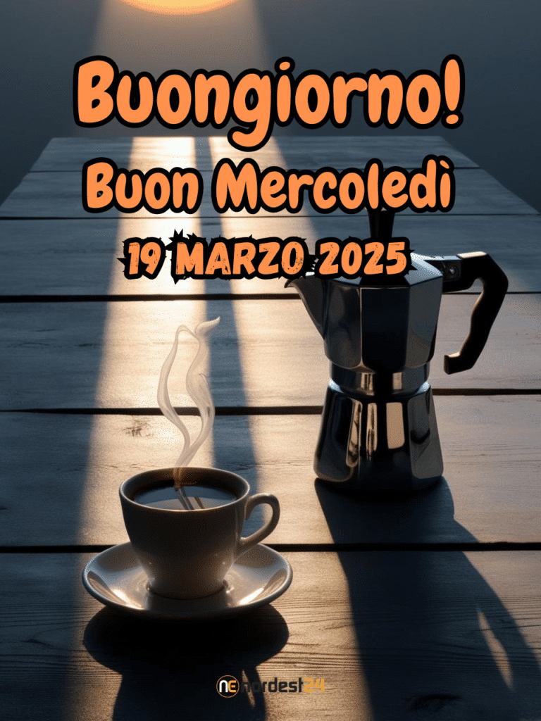 Frasi e immagini di buongiorno per mercoledì 19 marzo 202