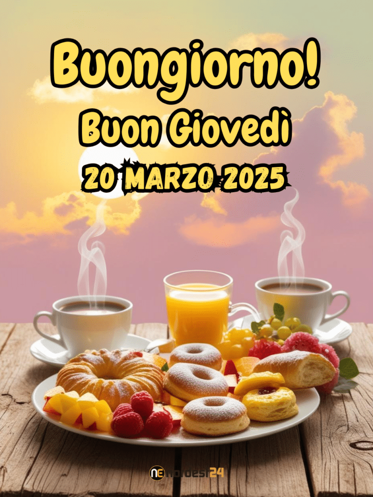 Immagini e frasi di buongiorno e buona giornata per giovedì 20 marzo, equinozio di primavera