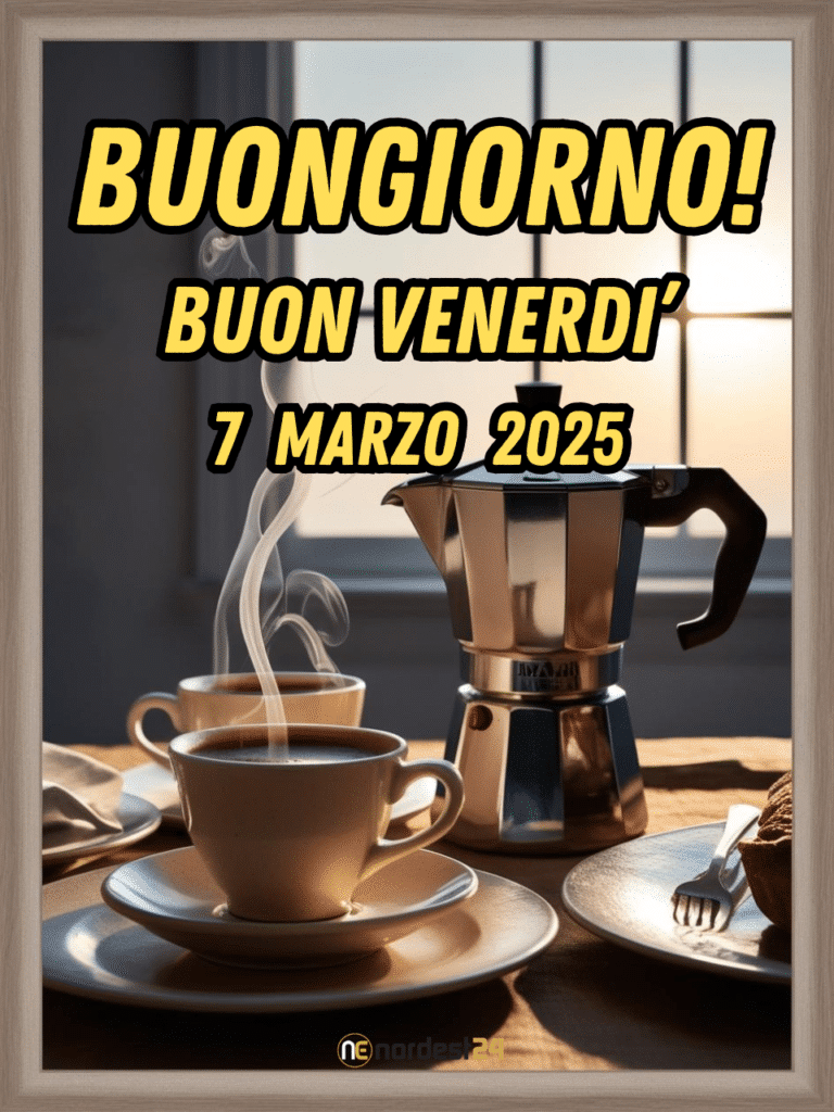 Immagini e frasi di Buongiorno per venerdì 7 Marzo 2025