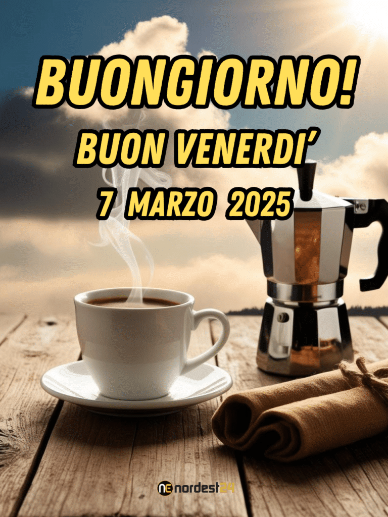 Immagini e frasi di Buongiorno per venerdì 7 Marzo 2025