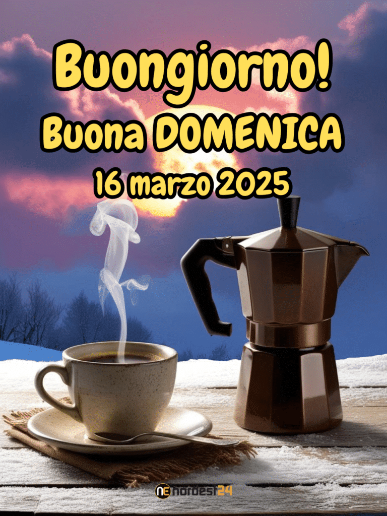 Immagini e frasi di Buongiorno e Buona Domenica 16 Marzo 2025