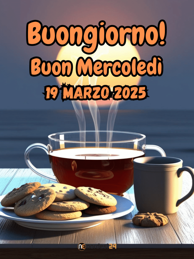 Frasi e immagini di buongiorno per mercoledì 19 marzo 202