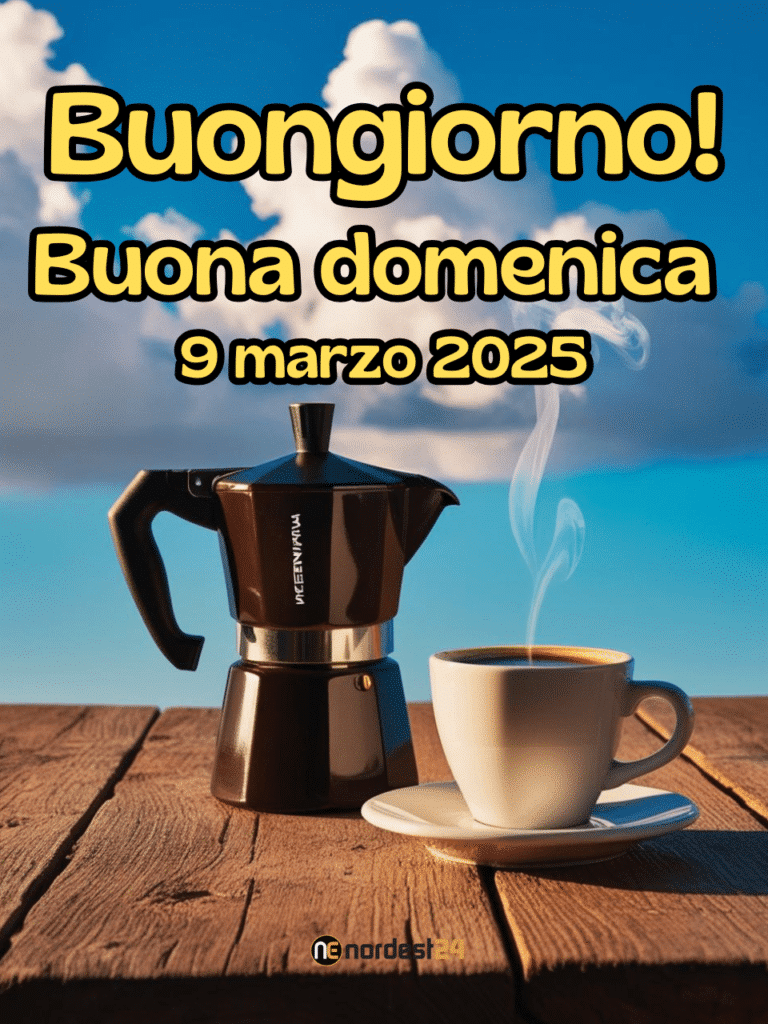 Immagini e frasi di buongiorno e buona domenica 9 marzo 2025