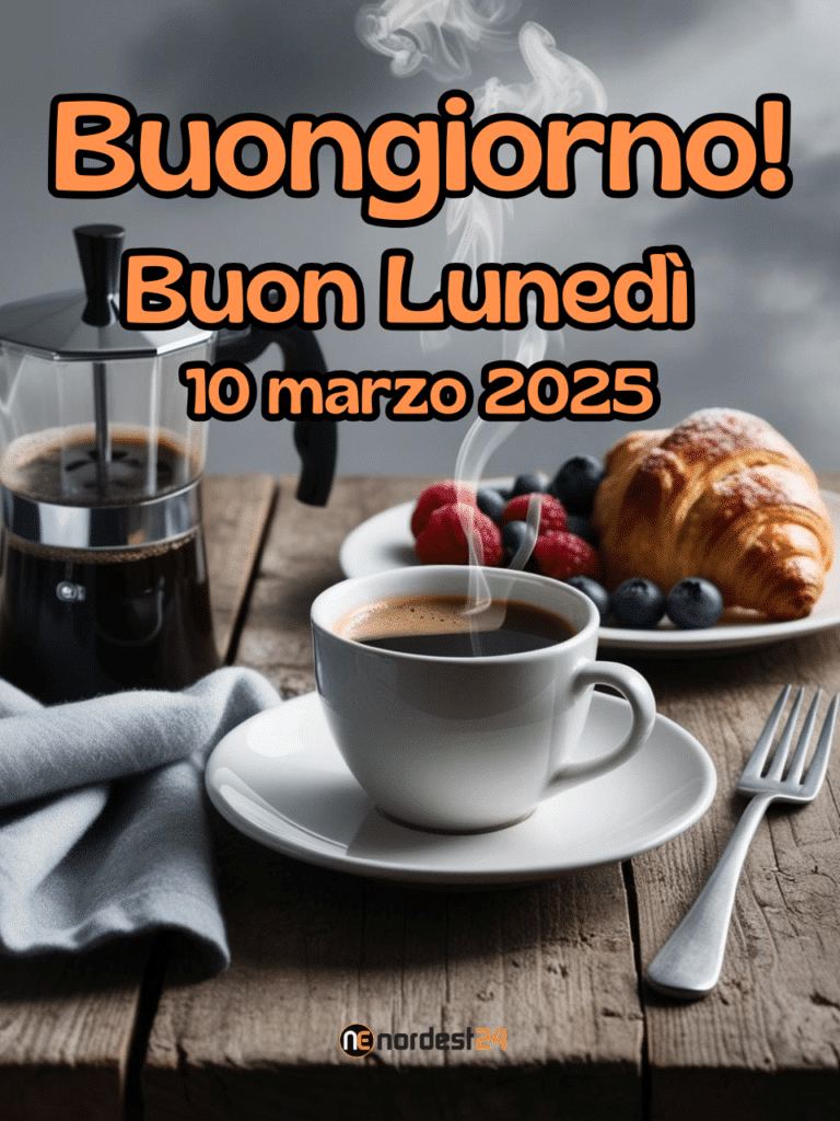 Immagini e frasi di "Buongiorno" e "Buon Lunedì" 10 Marzo 2025