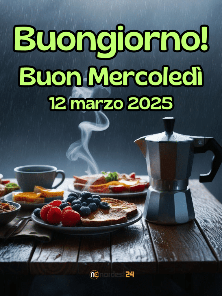 Immagini e Frasi di Buongiorno e buon Mercoledì 12 Marzo 2025