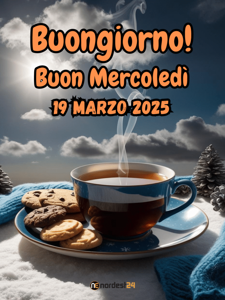 Frasi e immagini di buongiorno per mercoledì 19 marzo 202