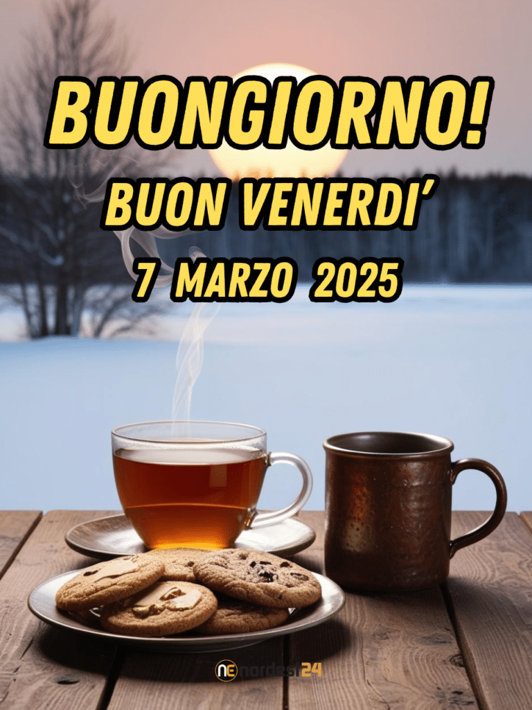 Immagini e frasi di Buongiorno per venerdì 7 Marzo 2025