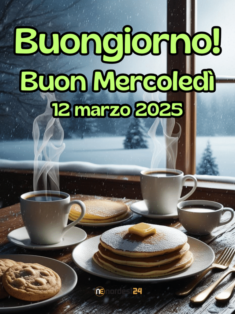 Immagini e Frasi di Buongiorno e buon Mercoledì 12 Marzo 2025