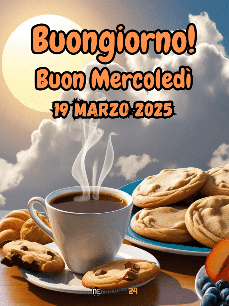 Frasi e immagini di buongiorno per mercoledì 19 marzo 202