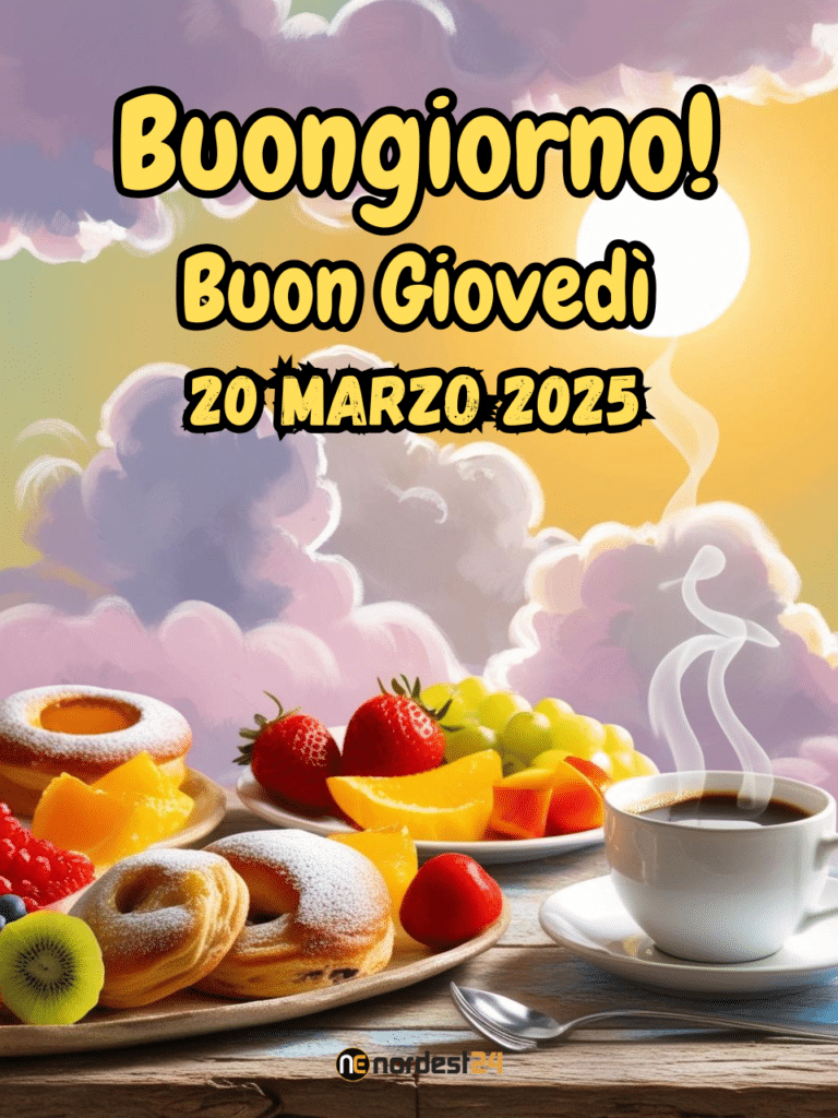 Immagini e frasi di buongiorno e buona giornata per giovedì 20 marzo, equinozio di primavera